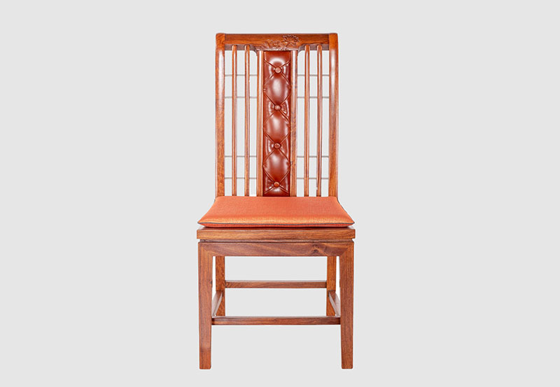 江门芙蓉榭中式实木餐椅效果图