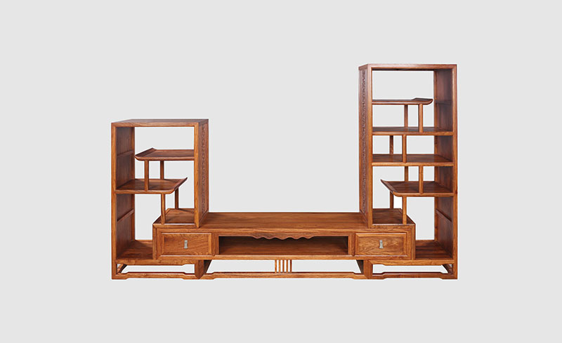江门中式装饰厅柜组合家具效果图
